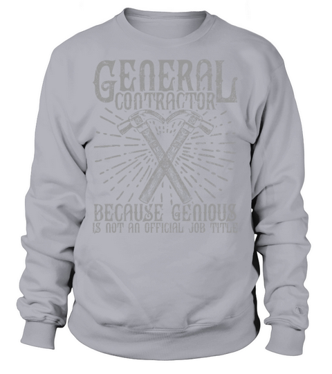 general contractor distressed Women's Sweatshirt