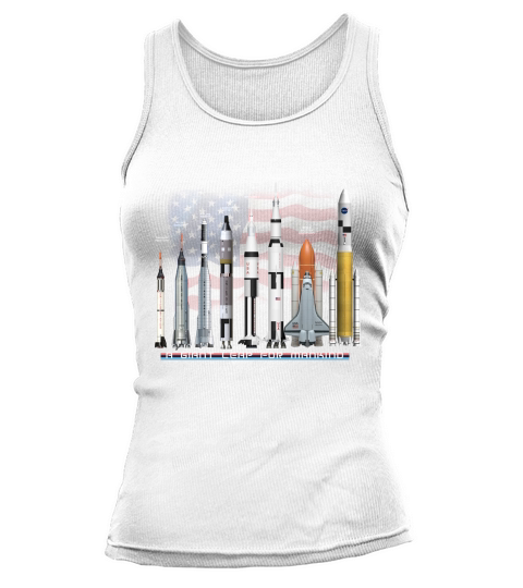 NASA Rocket History Adult Tank top Woman