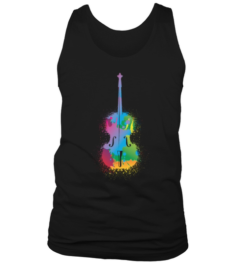 Colorful Cello Retro Music Lover Cellist Tank Top Unisex