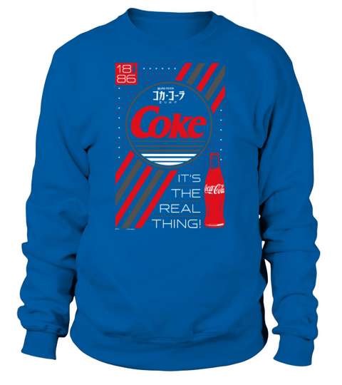 Coca-Cola Dots Japanese Logo The Real Thing Women's Sweatshirt