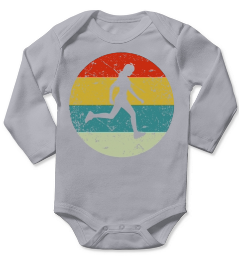run vintage Long Sleeve Baby One-Piece