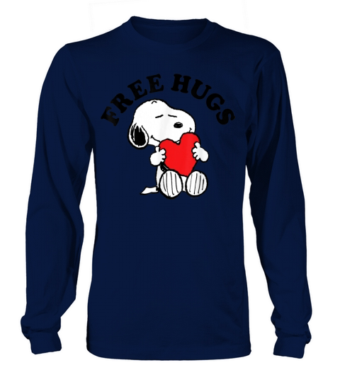 Peanuts Snoopy Free Hugs shirt Women's Long Sleeve