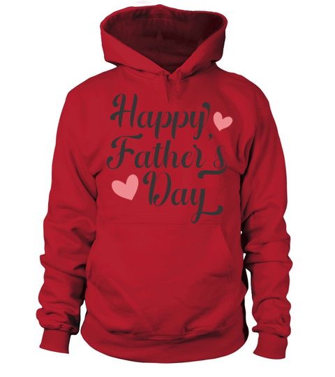 Simple and Elegant Happy Fathers Day Calligraphy Men's Hoodie