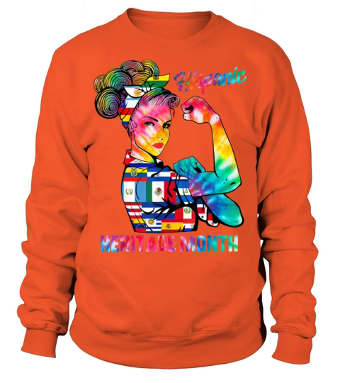 hispanic heritage month hispanic women girls inspi Men's Sweatshirt