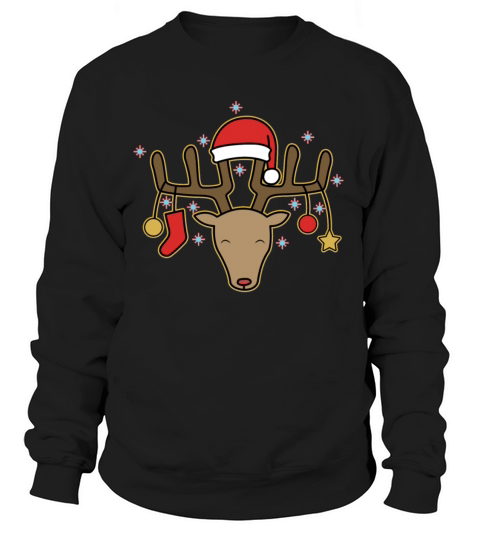 Merry Christmas Reindeer Women's Sweatshirt