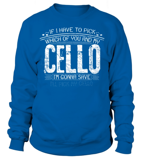 Cello funny gift selection Sweatshirt Unisex