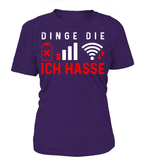 Dinge die ich Hasse Wlan Akku Empfang Women's T-Shirt
