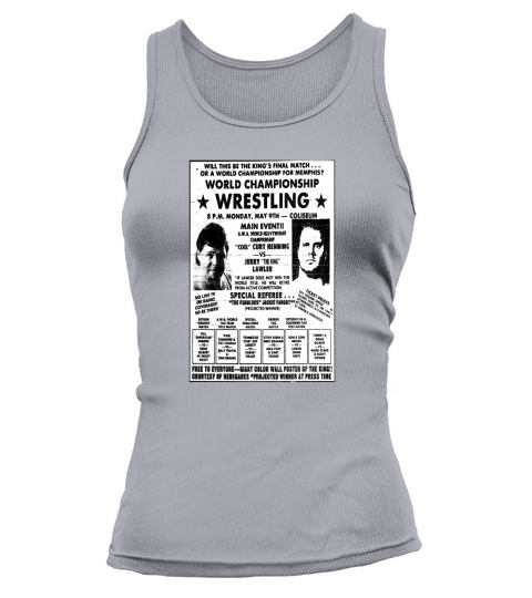 vintage wrestling poster Tank top Woman