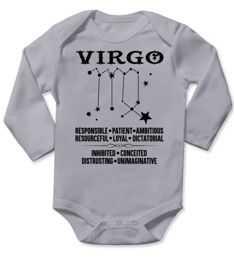 Virgo Long Sleeve Baby One-Piece