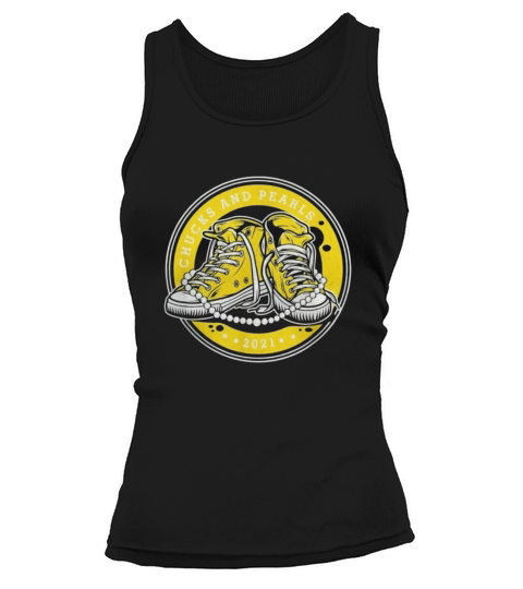 Yellow Circle Chucks And Pearls 2021 Tank top Woman