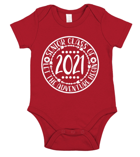 Seniors Class Of 2021 Shirt Graduation Gifts Short Sleeve Baby One-Piece
