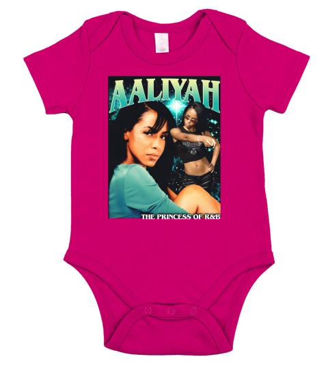 Aaliyah The Princess Short Sleeve Baby One-Piece