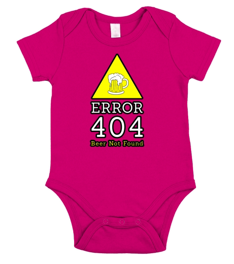 Funny BEER Short Sleeve Baby One-Piece