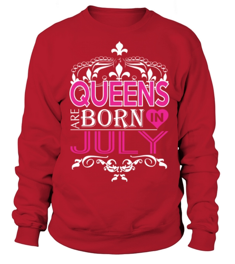 Queens Are Born In July Happy Mothers Day Men's Sweatshirt
