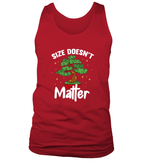 Size Doesnt Matter Bonsai Tree Men's Tank Top