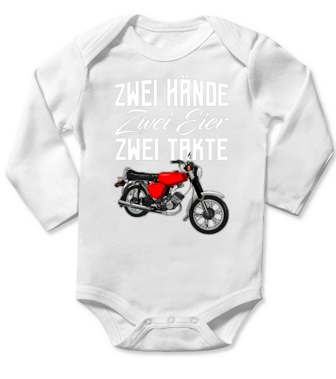 Simson S51 Simson Sprüche Long Sleeve Baby One-Piece