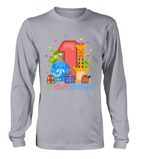 Birthday Baby - 1st Birthday Men's Long Sleeve