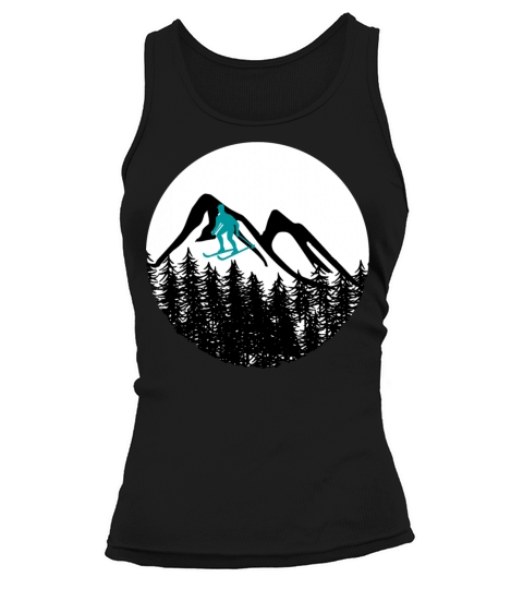 Vintage Retro Winter Park Colorado Snowboard Women's Tank Top