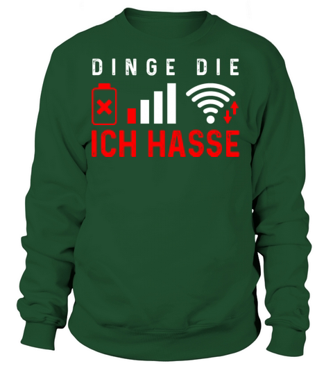 Dinge die ich Hasse Wlan Akku Empfang Women's Sweatshirt