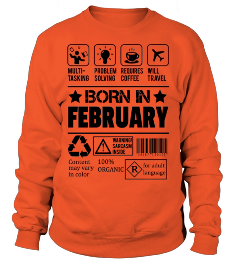 Born In February Women's Sweatshirt
