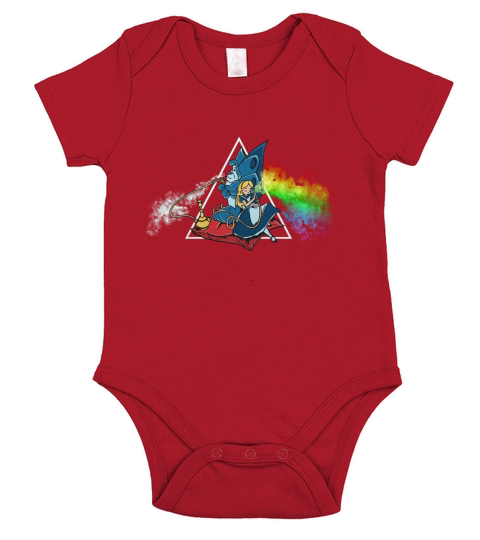 Alice in wonderland Short Sleeve Baby One-Piece