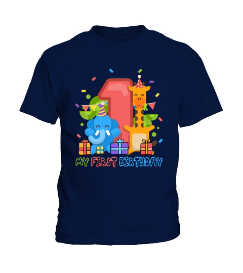Birthday Baby - 1st Birthday Kids T-Shirt
