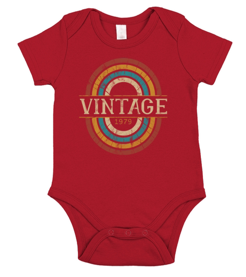 1979 birthday vintage shirt - gift idea retro Short Sleeve Baby One-Piece