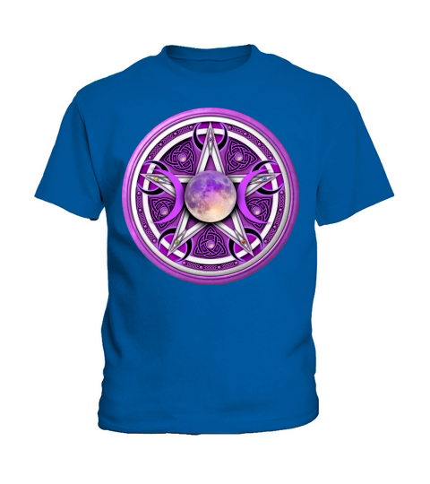 Purple Moon Pentacle Kids T-Shirt