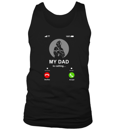Proud Daughter And Son Of A Firefighter Men's Tank Top