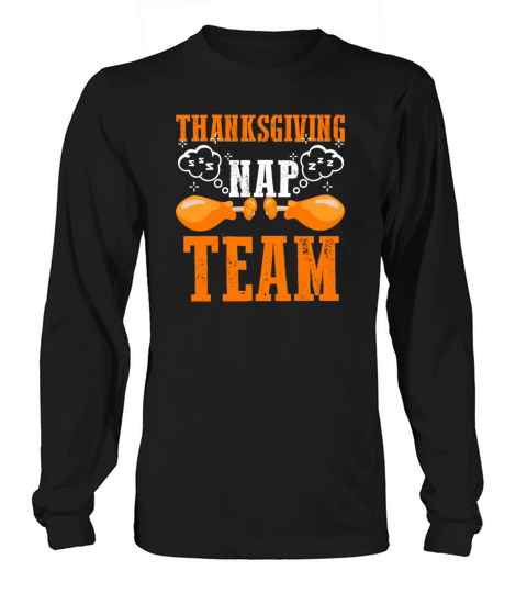 Thanksgiving Nap Team Funny Women's Long Sleeve