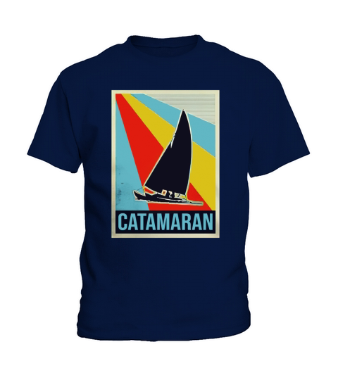 Vintage Catamaran Shirt Kids T-Shirt