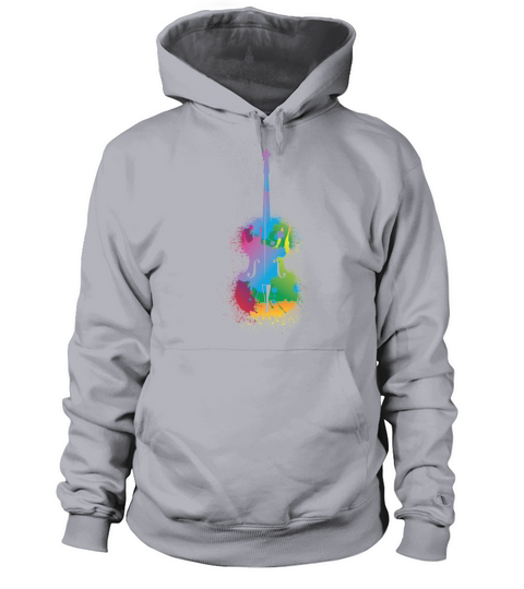 Colorful Cello Retro Music Lover Cellist Women's Hoodie