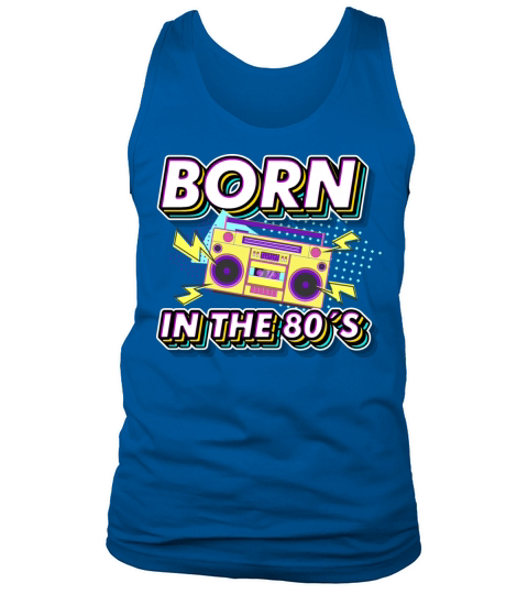 Born in the 80s Retro Gift idea for 40th birthday Men's Tank Top