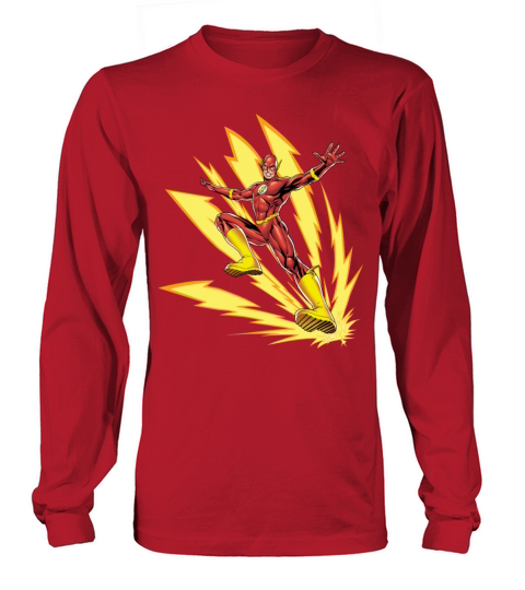 Justice League The Flash Men's Long Sleeve