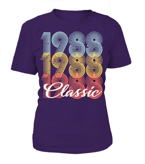 Classic Vintage 33th birthday Shirt Born In 1988 Women's T-Shirt