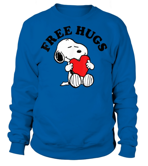 Peanuts Snoopy Free Hugs shirt Men's Sweatshirt