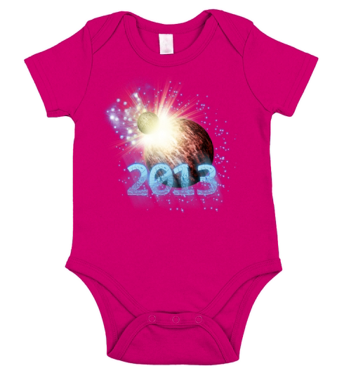 2013 Planet Explosion Short Sleeve Baby One-Piece