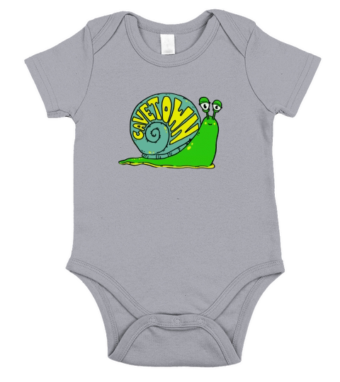 cavetown snail merch Short Sleeve Baby One-Piece