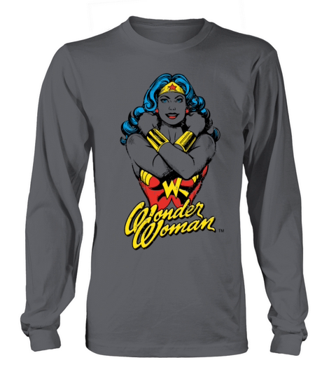 Wonder Woman Power Vintage Look Women's Long Sleeve