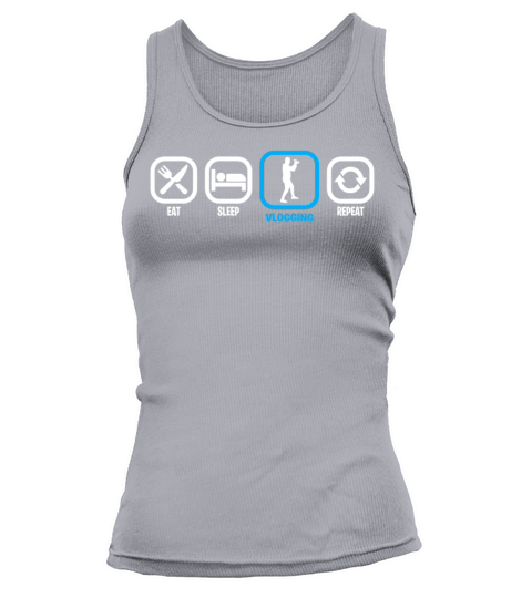 Eat Sleep Vlogging Tee Shirt Women's Tank Top