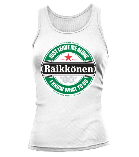 Kimi Raikkonen Leave Me Alone Circular Logo (I Know What Im Doing) Tank top Woman