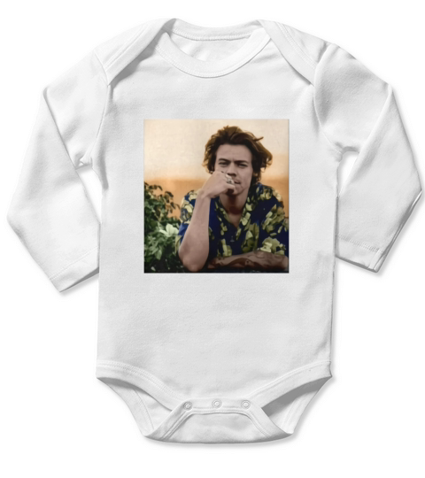 Harry styles Long Sleeve Baby One-Piece