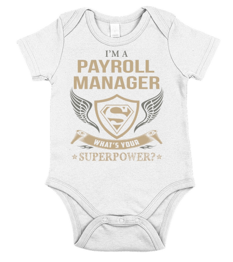 PAYROLL MANAGER WHAT IS YOUR SUPERPOWER Short Sleeve Baby One-Piece