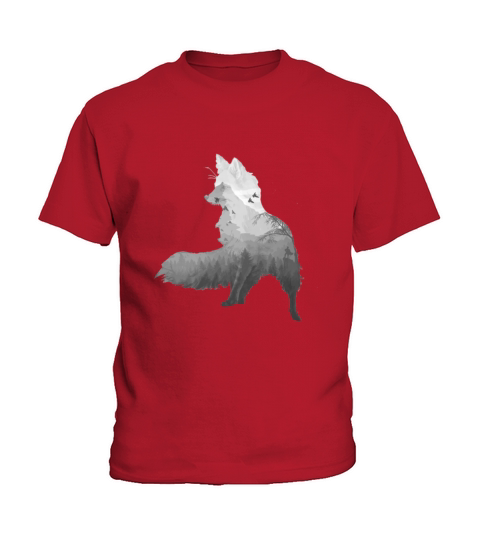Fox Animal Motivation Mountain Men Women Kids T-Shirt