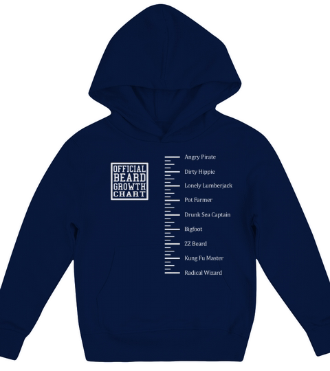 Funny Beard Ruler Shirt Kids Hoodie