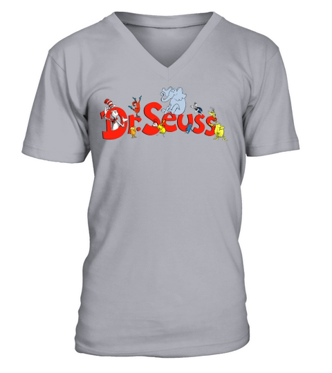 DR SEUSS FAMILY V-Neck T-shirt