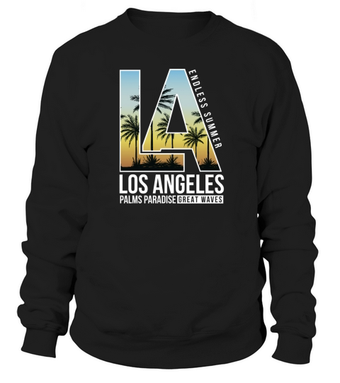 Los Angeles Palm Paradise Sweatshirt Unisex