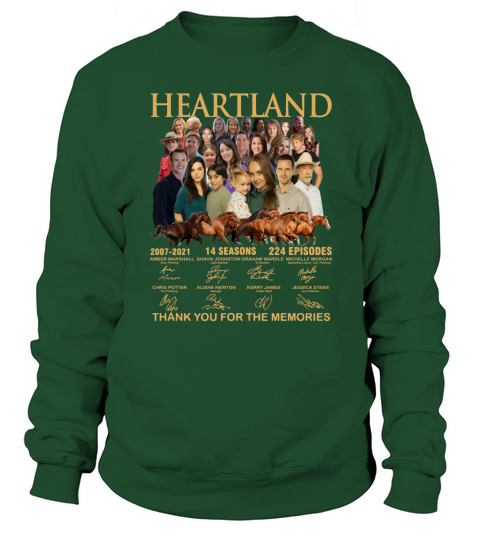 Heartland thank you for the memories signatures Sweatshirt Unisex