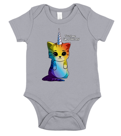 trust me im a unicorn Short Sleeve Baby One-Piece