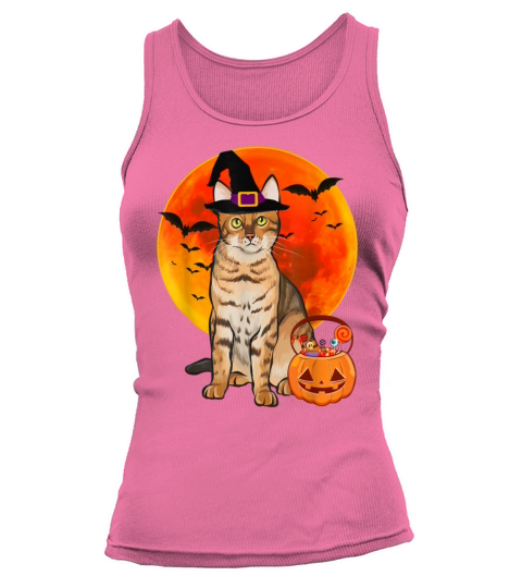 Cat Pumpkin Women's Tank Top